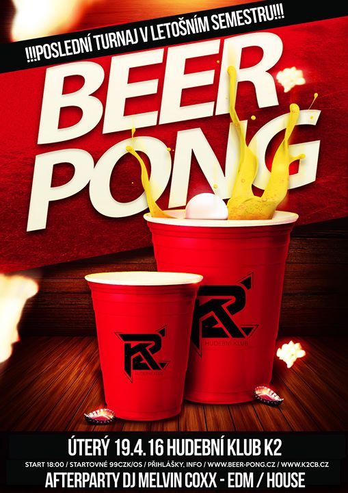 BEER PONG CZECH LEAGUE NIGHT 2016