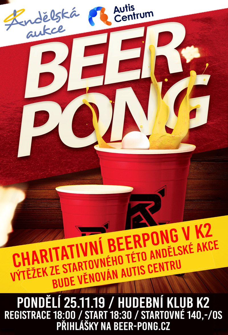 Charitativní beerpong v K2