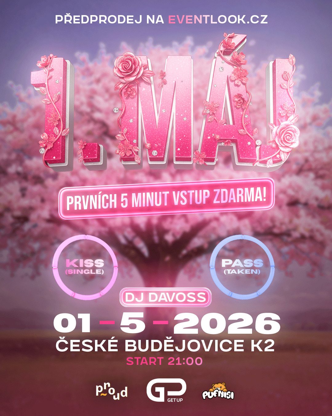 1. MÁJ - Party by GetUp.fun 1/5