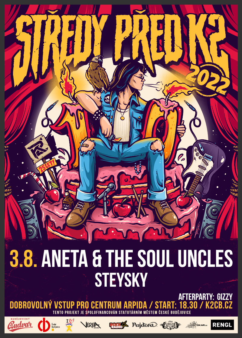 Středy před K2 - Aneta & The soul uncle, Steysky