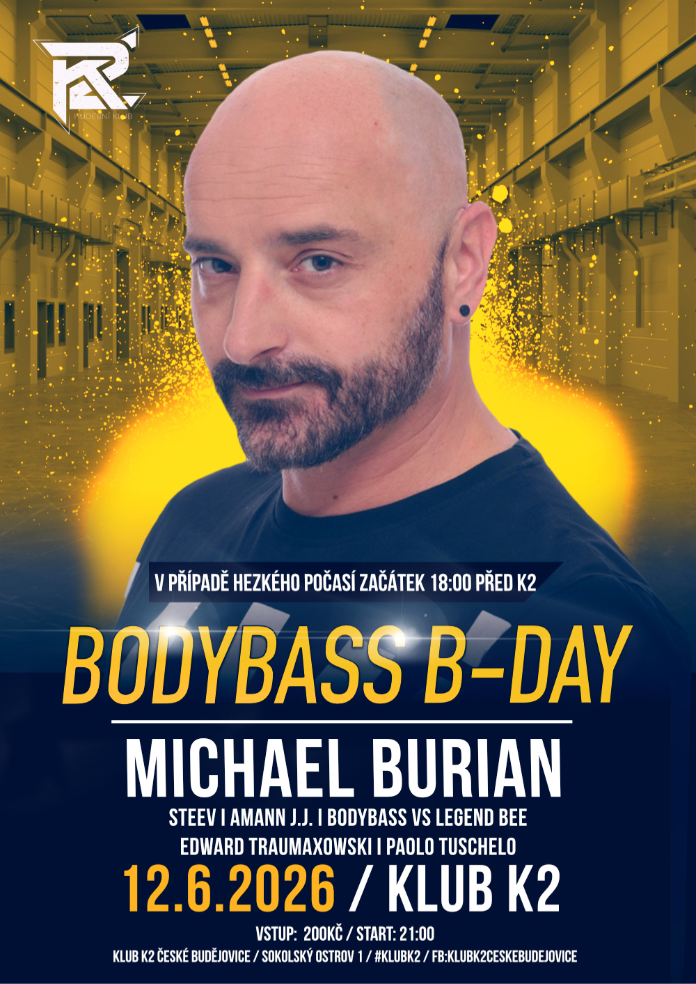 Michael Burian & BodyBass B-Day 2026