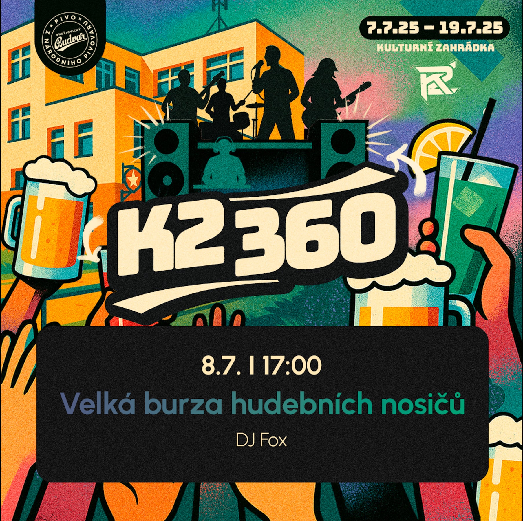 K2 360/ BURZA HUDEBNÍCH NOSIČŮ