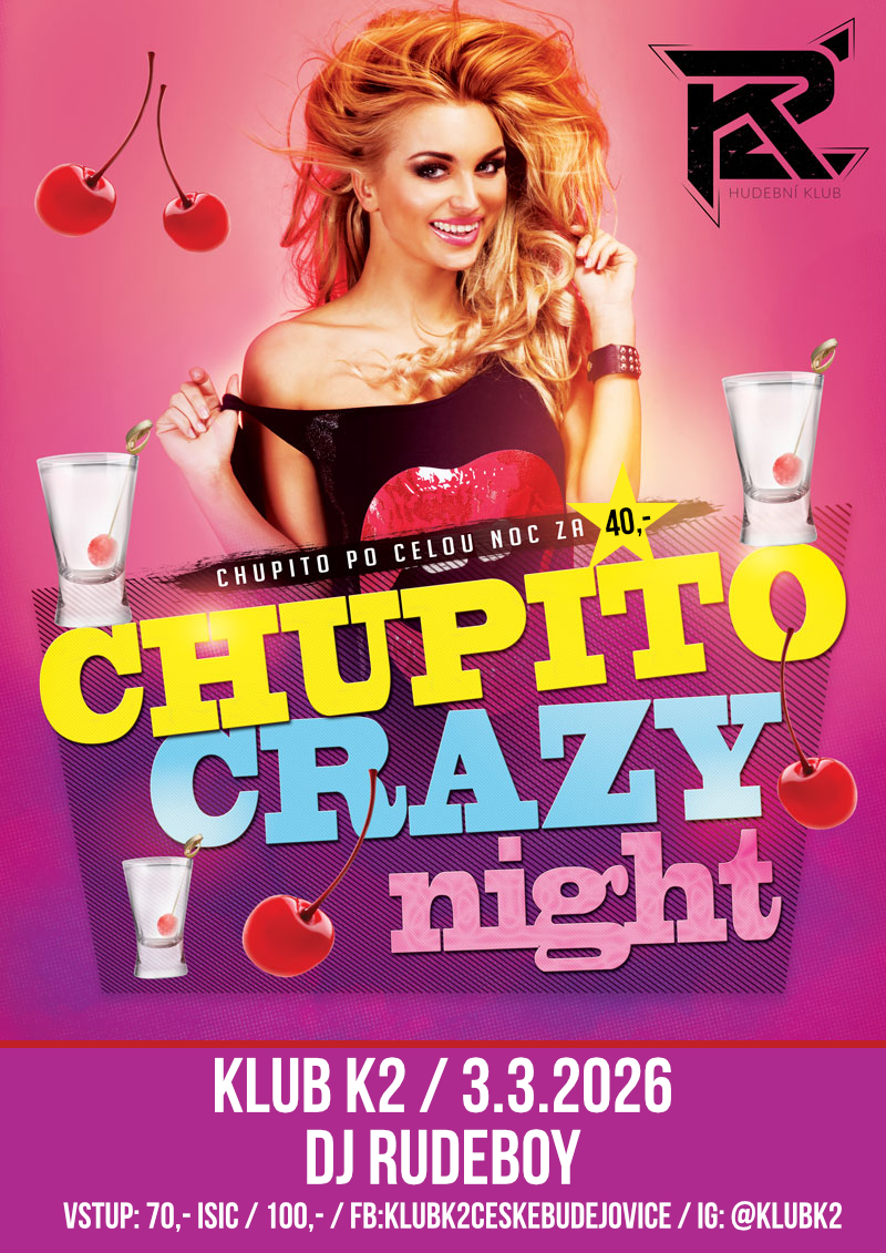 Chupito party jediná v březnu!