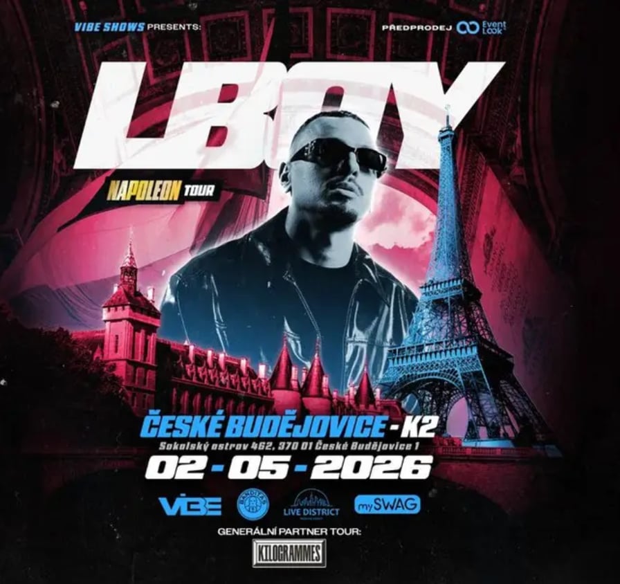 LBOY NAPOLEON TOUR - ČESKÉ BUDĚJOVICE K2