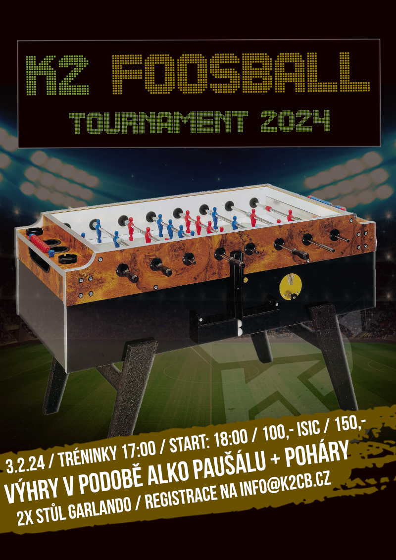 K2 Foosball tournament 3.2.24