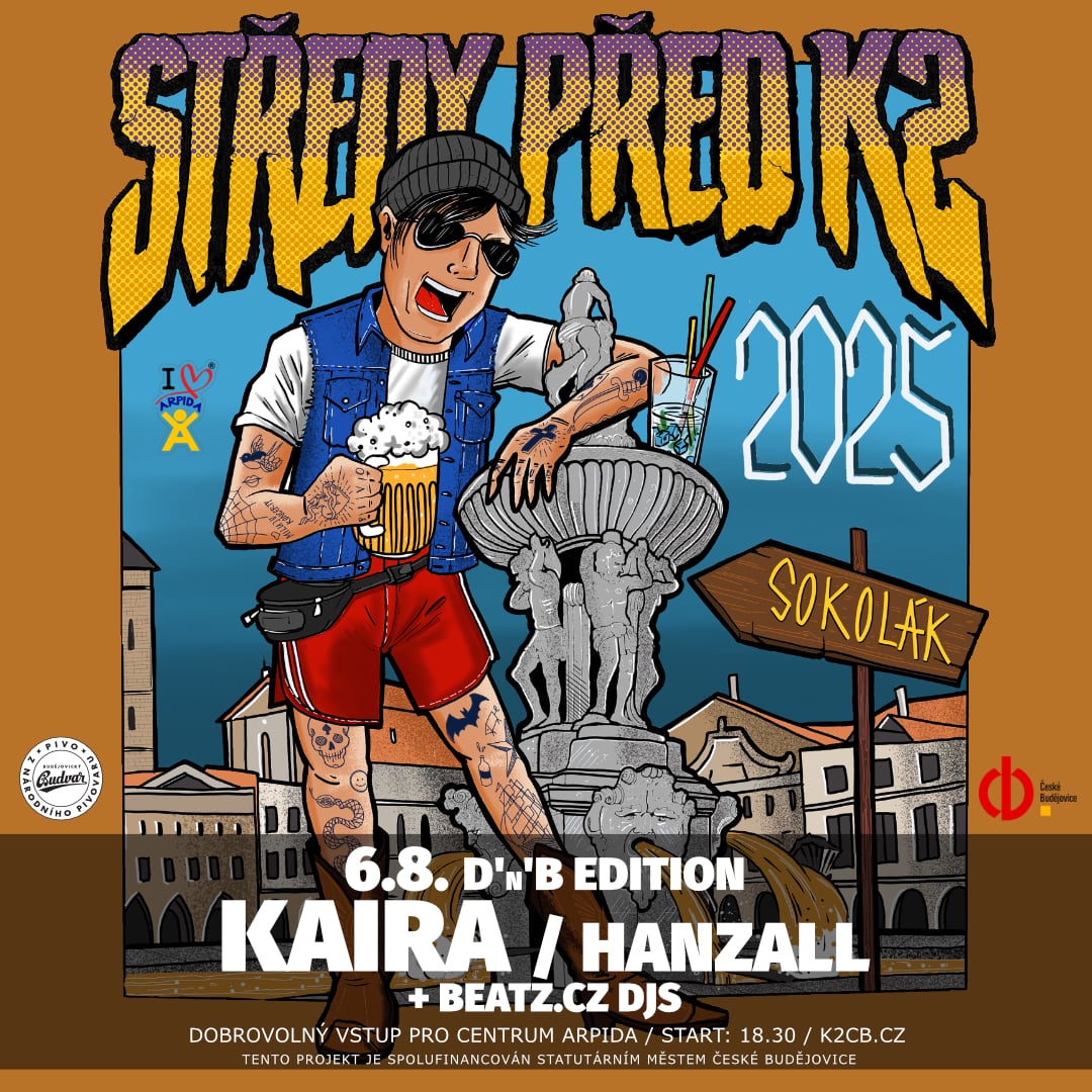 STŘEDY PŘED K2/ D’n‘B EDITION w. KAIRA & Beatz.cz DJs