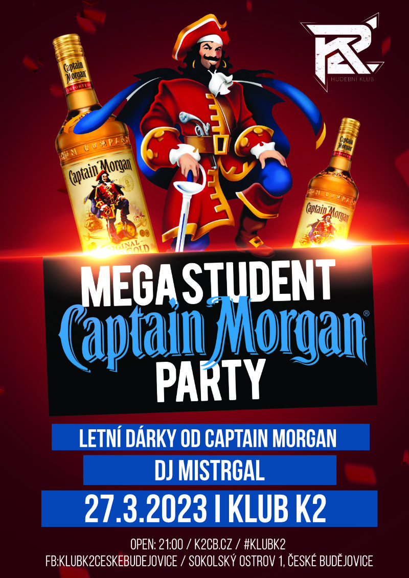 Captain Morgan party - JEDINÁ V ROCE