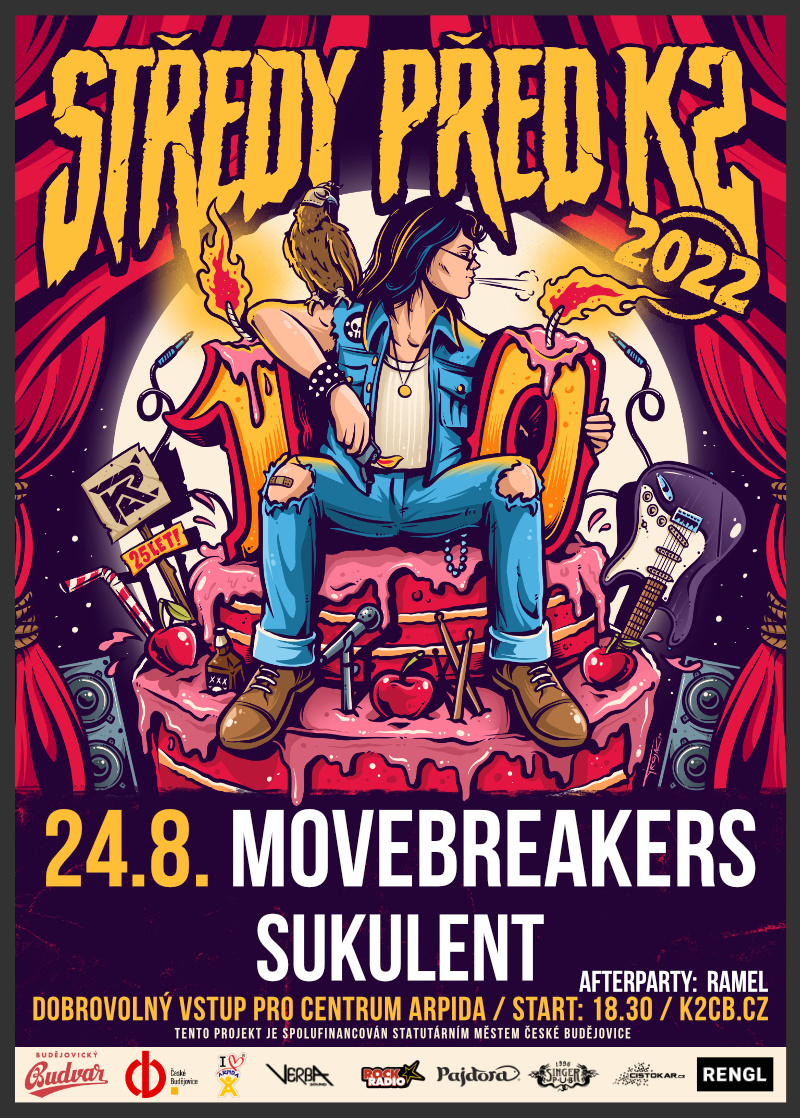 Středy před K2 - Movebreakers / LoveGangsters /