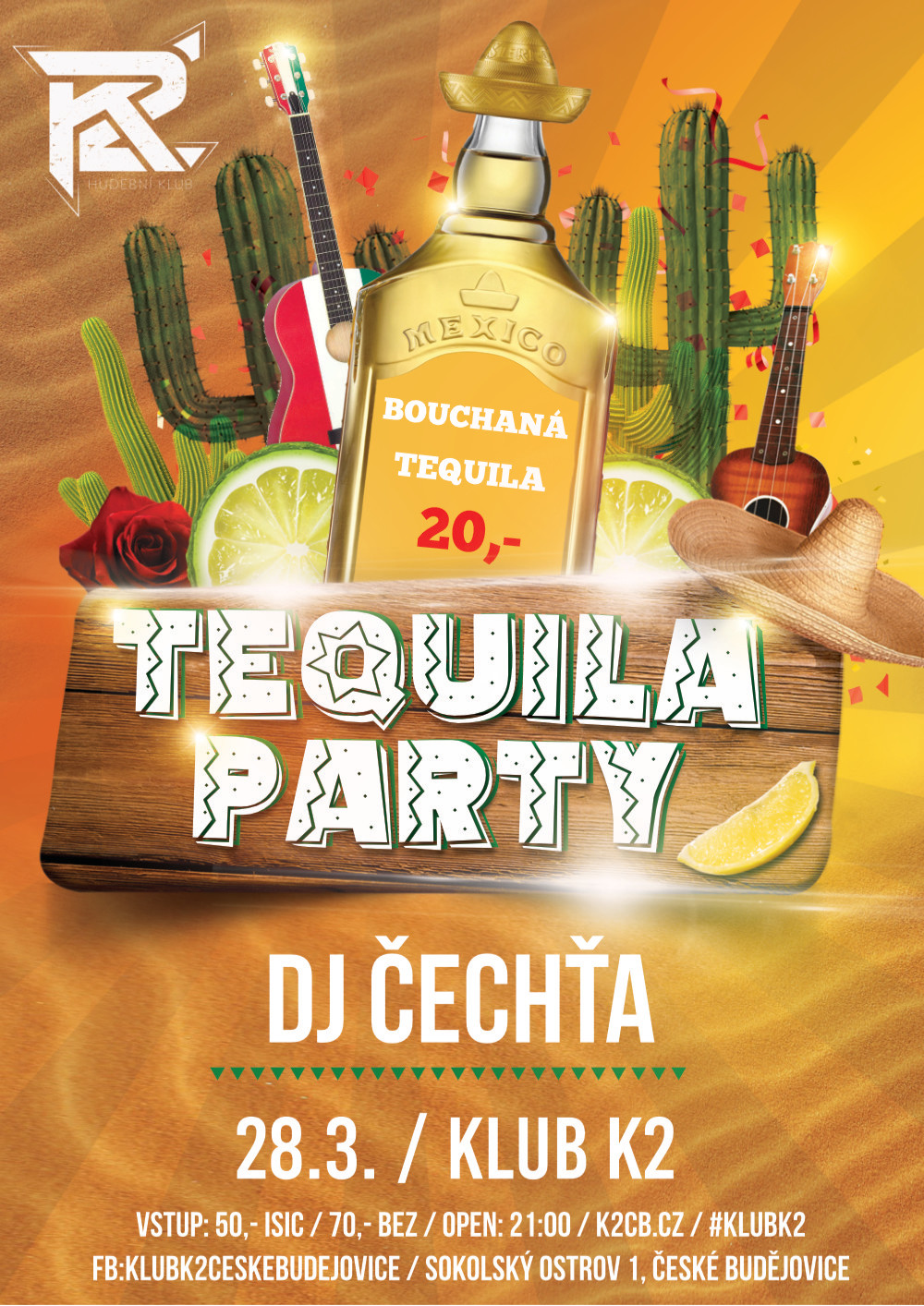 Tequila party poslední v březnu 2023