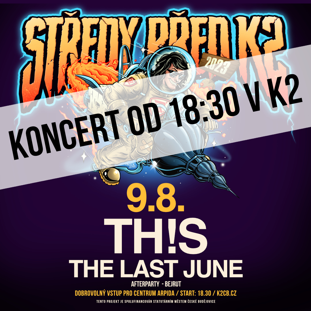 Středy před K2 - koncert proběhne uvnitř klubu